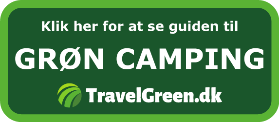grøn camping mærket