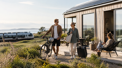 Bæredygtig ferie i Danmark 2026: transport, overnatning og ansvarlig online fritid